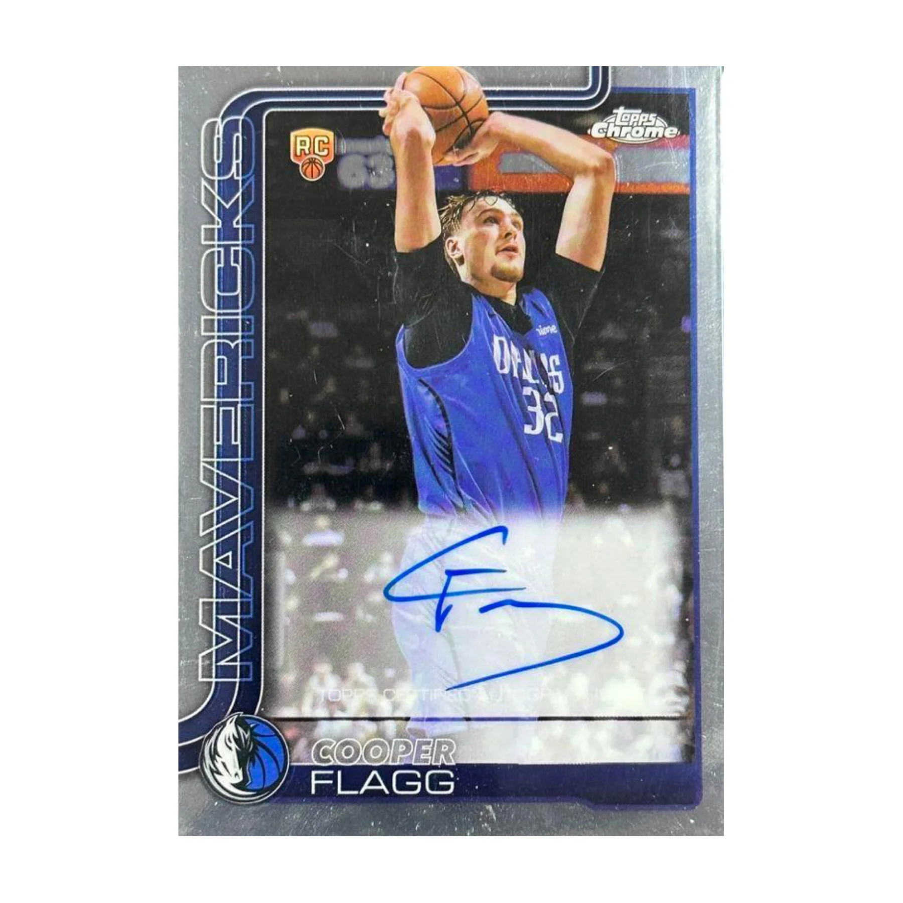 Cooper Flagg Topps Chrome Auto