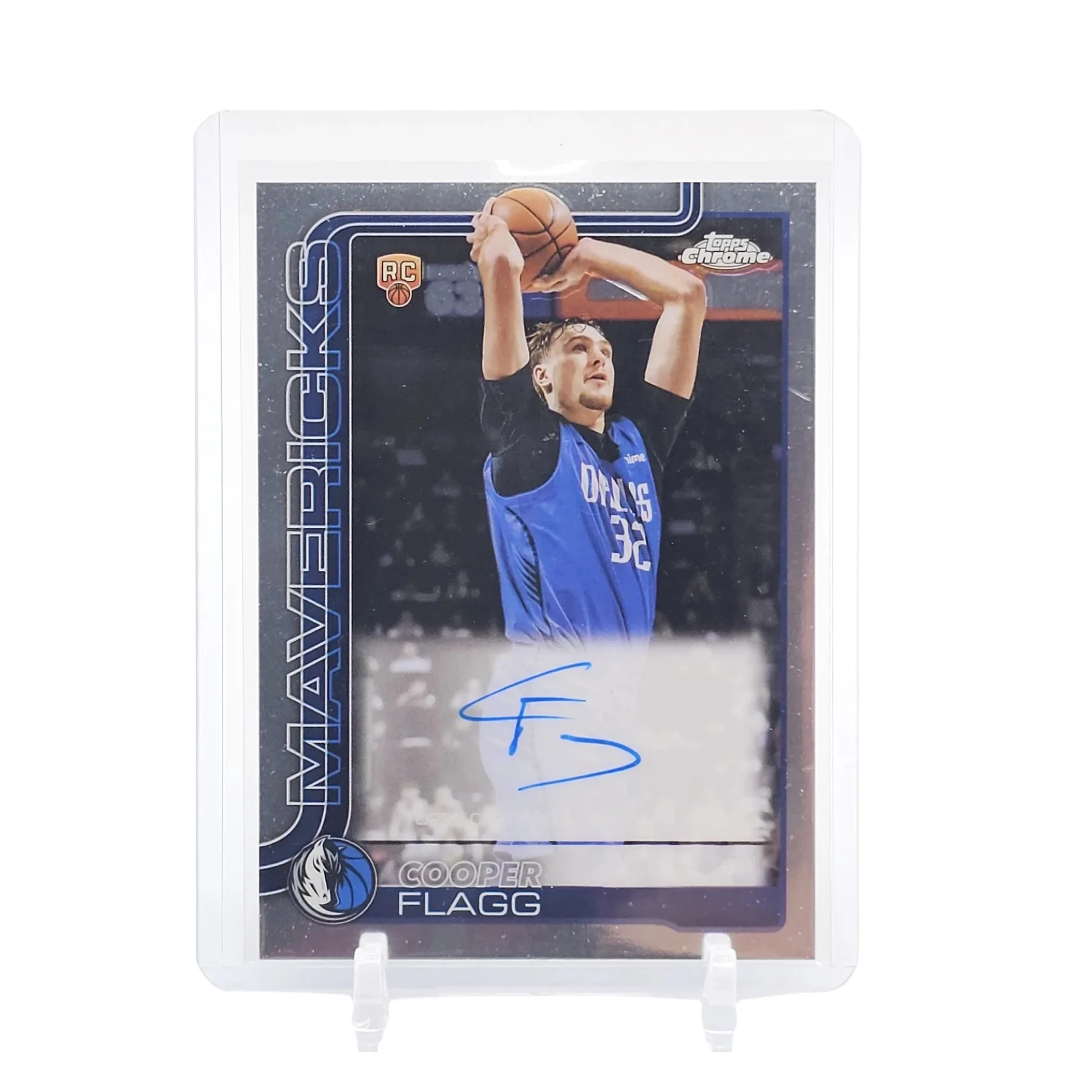 Cooper Flagg Topps Chrome Auto