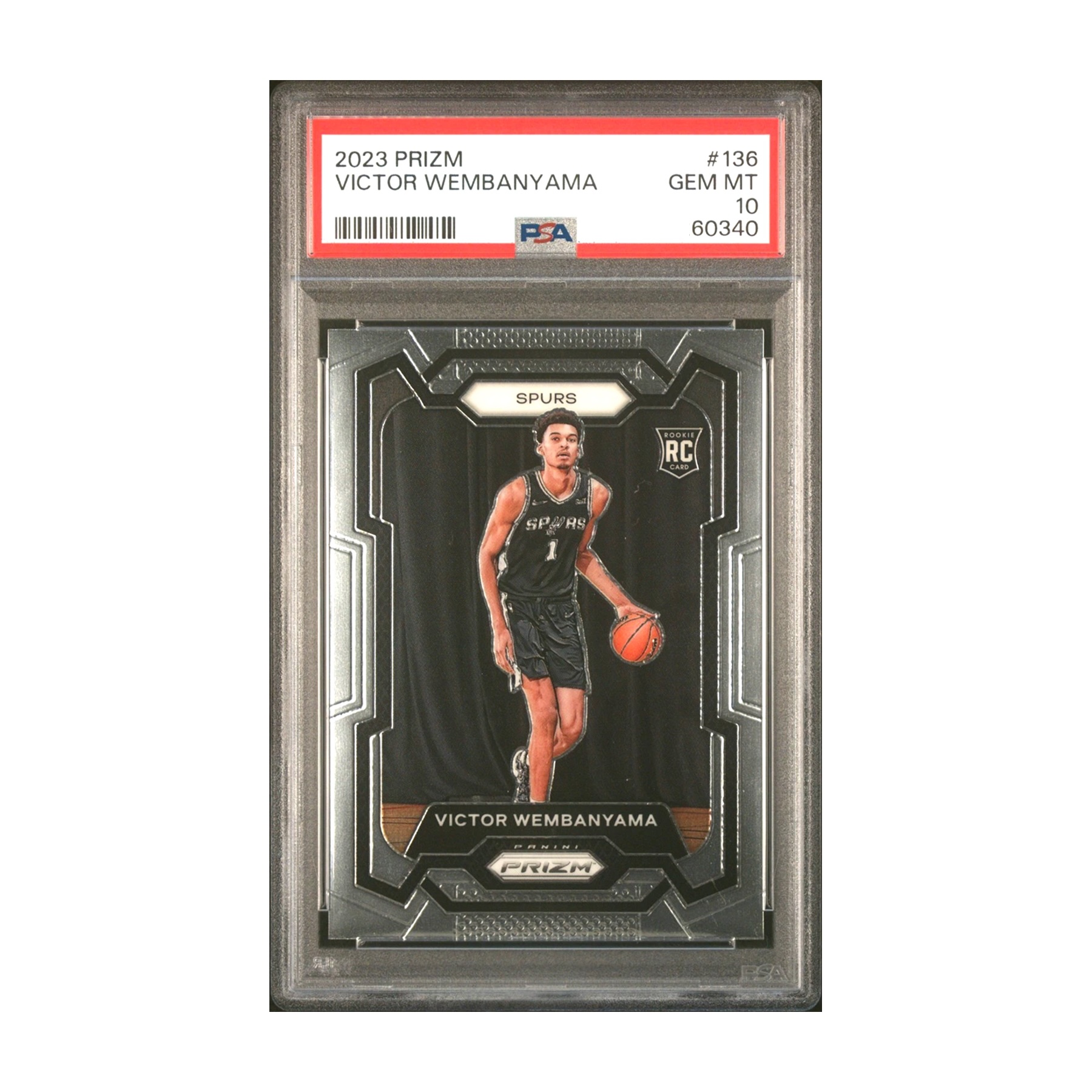 Victor Wembanyama Prizm Rookie #136 PSA 10
